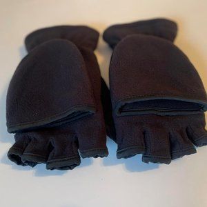 Fingerless Winter Gloves Flip Top Mitten Running Painting Photographing